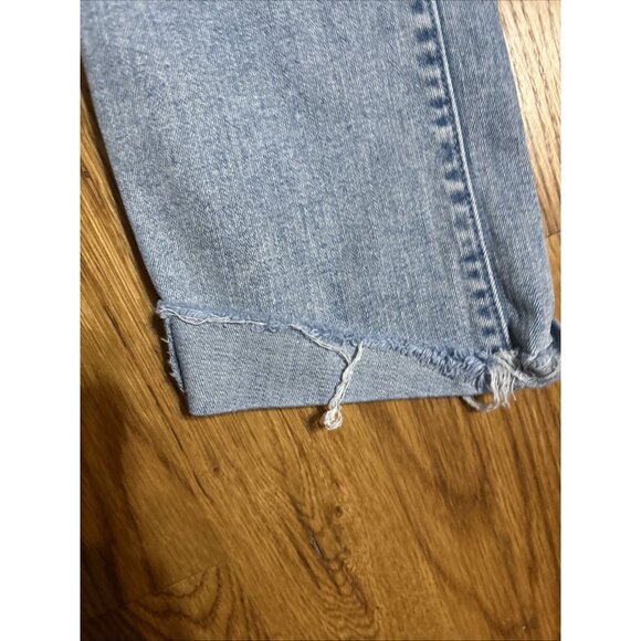 Mother High Waisted Rascal Ankle Slit Flip Blooming Flowers Size 28 - Picture 5 of 12